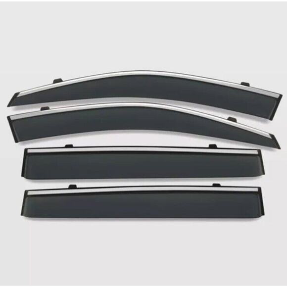 For Subaru XV Crosstrek 2013-17 Window Wind Visors Sun Rain Guard Vent Deflector - Picture 1 of 3